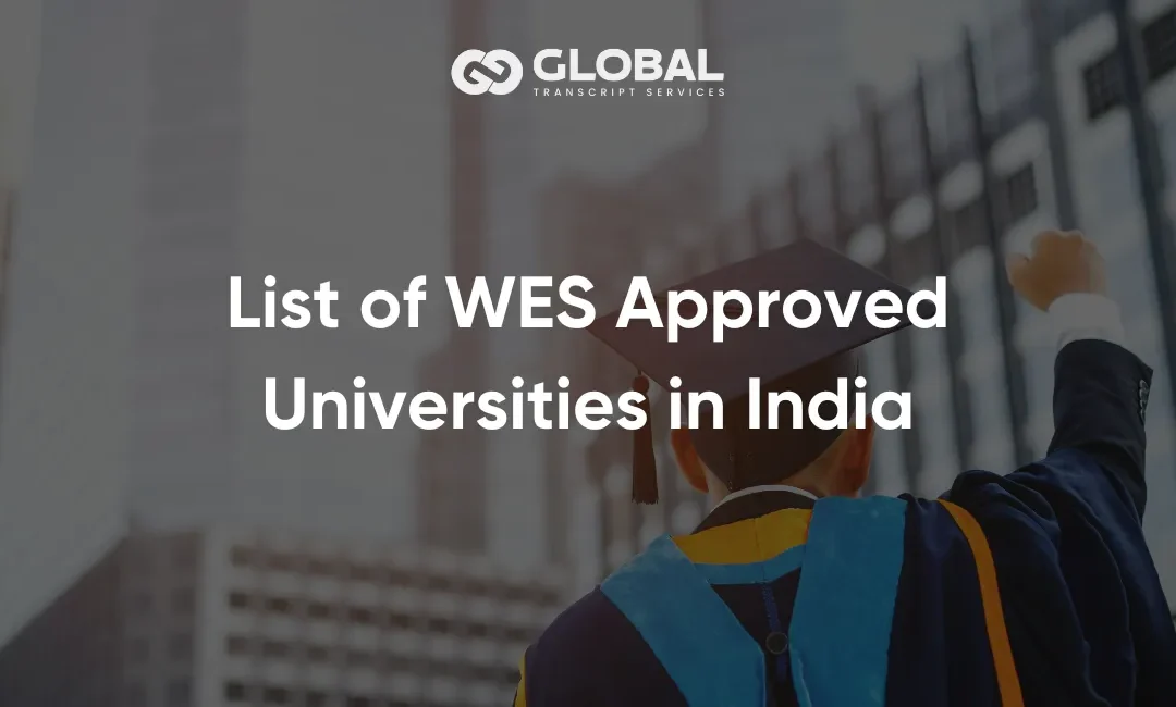 List of WES Approved Universities in India (2024)