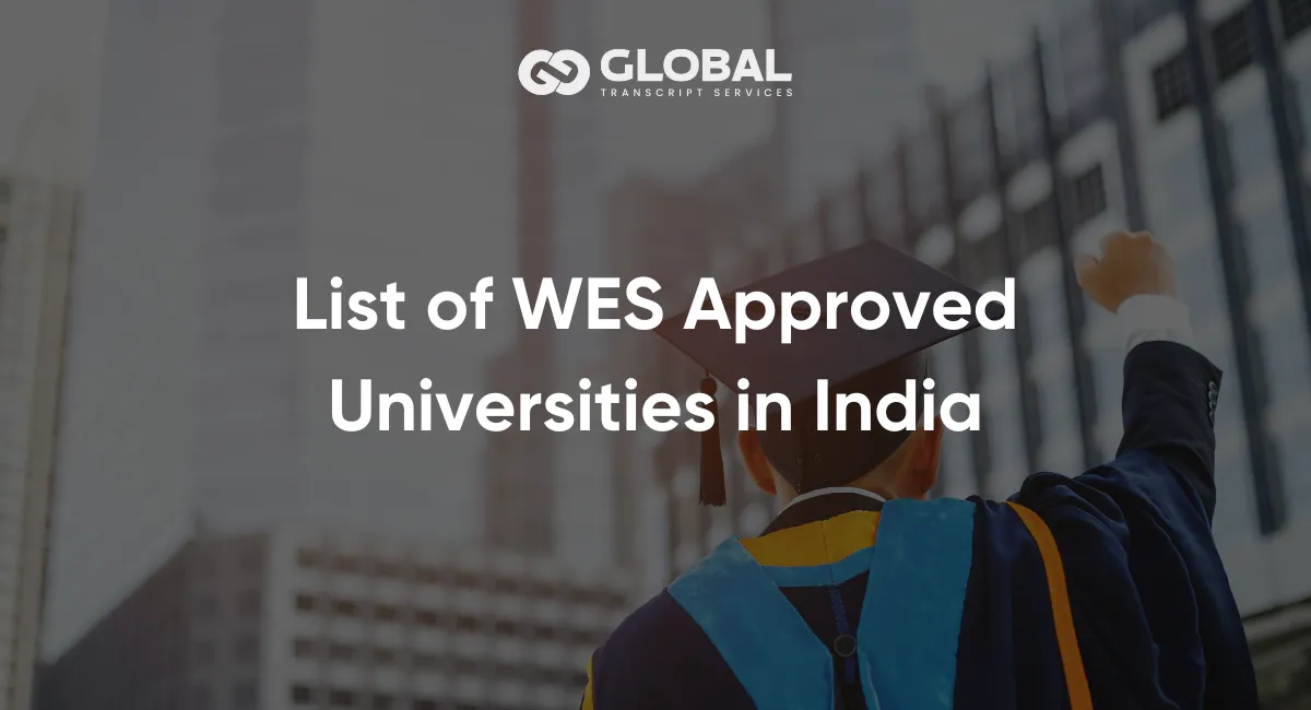 WES Approved Universities in India